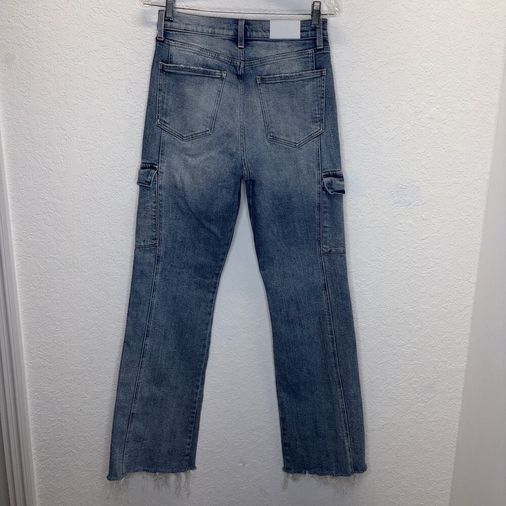 Pistola Dana Cargo Blue Jeans Size 28, Raw Hem, casual, school, everyday, urban - Picture 5 of 9